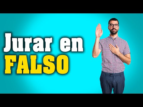 Jurar en FALSO. ¿Cuándo se comete?