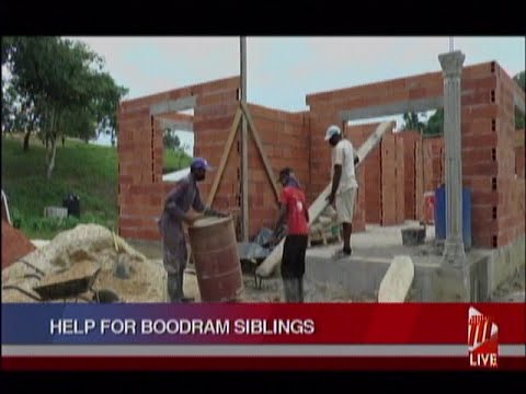 Good Samaritans Unite To Build A Home For The Boodram Siblings