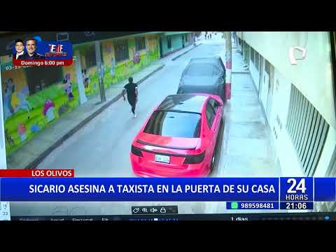 Los Olivos: sicarios asesinan a balazos a taxista en la puerta de su casa