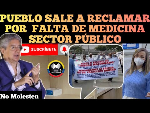 PUEBLO SALE A LAS CALLES R3CL4MAR POR LA FALTA DE MEDICINA EN HOSPITALES DEL IESS Y PÚBLICOS RFE TV