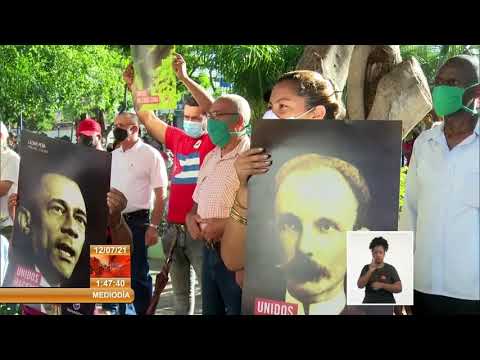 Muestras de apoyo a Cuba y su Revolución desde Granma