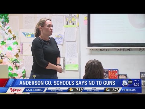 Anderson County Schools says no to guns