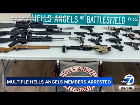 Entire Bakersfield chapter of Hells Angels arrested on kidnapping, robbery charges