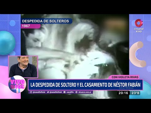 Néstor Fabián se emocionó al recordar su casamiento con Violeta Rivas