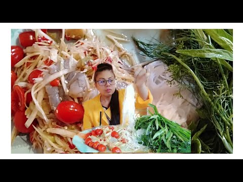 ส้มตำกุ้งสดๆเด้งๆขนจีน-แกล้มผั ส้มตำกุ้งสดๆเด้งๆขนจีน-แกล้มผั