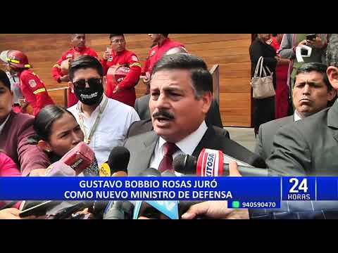 Palacio de Gobierno: Emilio Bobbio Rosas juró como nuevo ministro de Defensa