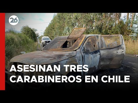 CHILE | Asesinaron a tres carabineros en el sur del país