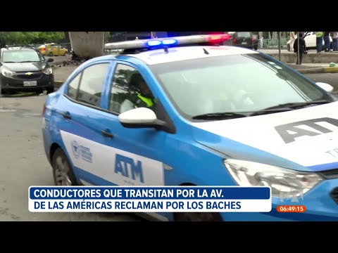 Hace un año baches afectan a los conductores de la Av. de las Américas en Guayaquil
