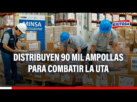 Ministerio de Salud distribuye 90 mil ampollas para combatir la uta en todo el Perú