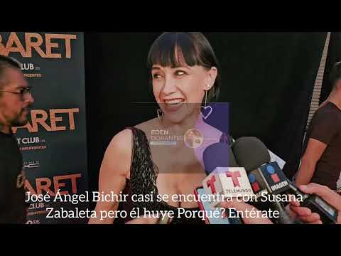 José Ángel Bichir casi se encuentra con Susana Zabaleta pero él huye Porqué? Entérate