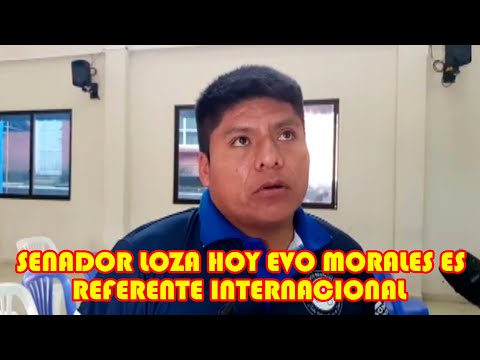 SENADOR LOZA LEGISLADORES DE LA ULTRA D3RECHA QUERIA DECLARARLO P3RSONA NO GR4TA EVO MORALES..