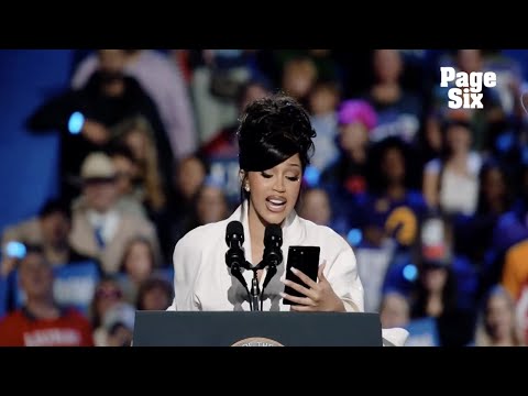 Watch Cardi B's full speech at Kamala Harris' rally in Wisconsin