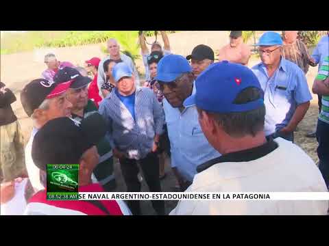Vicepresidente de Cuba chequeó programa de producción de alimentos en Camagüey