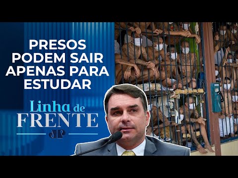 Flávio Bolsonaro sobre mudanças nas saidinhas temporárias | LINHA DE FRENTE