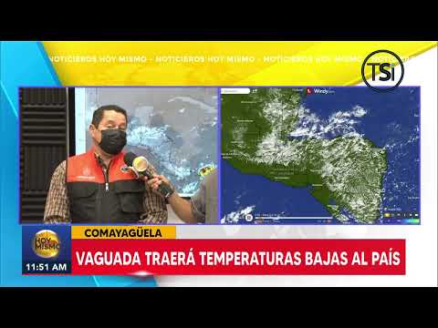 Vaguada traerá temperaturas bajas al país