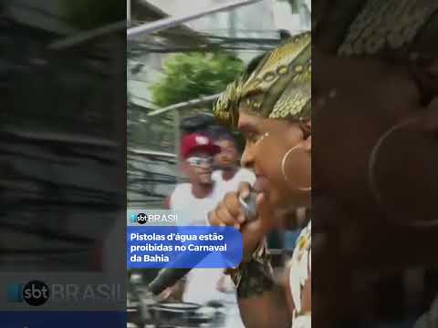 Pistolas d'água proibidas no Carnaval da Bahia: Foliões comemoram, mas polêmica persiste