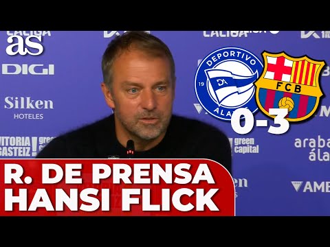 HANSI FLICK, RUEDA DE PRENSA completa hoy tras al ALAVÉS 0 vs BARCELONA 3 | LALIGA