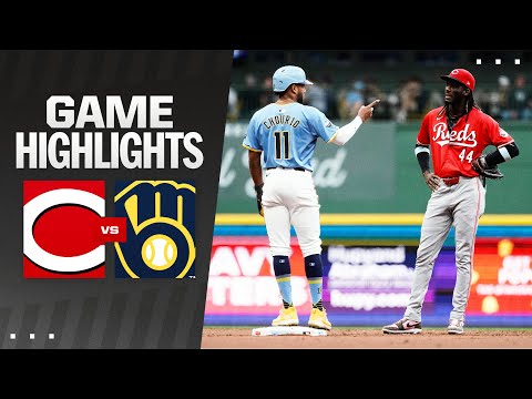 Reds vs. Brewers Game Highlights (8/10/24) | MLB Highlights