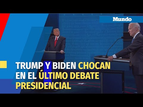 Visiones sobre inmigración de Trump y Biden chocaron en último debate presidencial