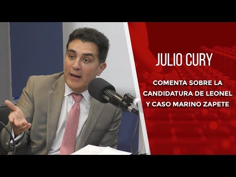Julio Cury comenta sobre la candidatura de Leonel y caso Marino Zapete