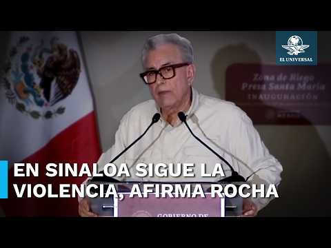 Rubén Rocha Moya reconoce que la violencia en Sinaloa continúa, pide apoyo de AMLO y Sheinbaum