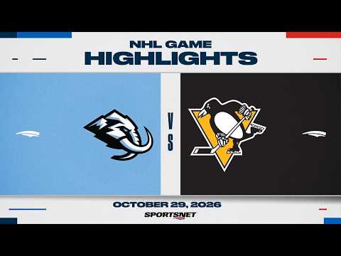NHL 하이라이트 | 매머드 대 펭귄 - 2026년 10월 30일
