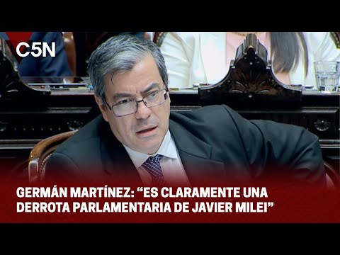 La LEY ÓMNIBUS vuelve a COMISIÓN: habló GERMÁN MARTÍNEZ