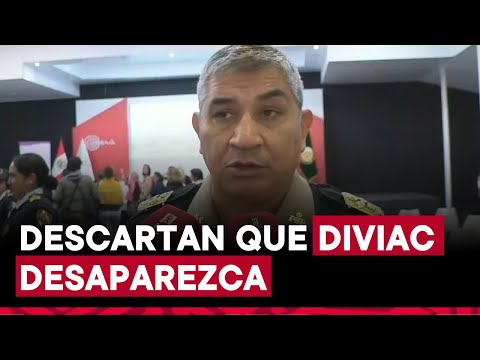 Comandante General de la PNP: La Diviac forma parte de la Dirincri