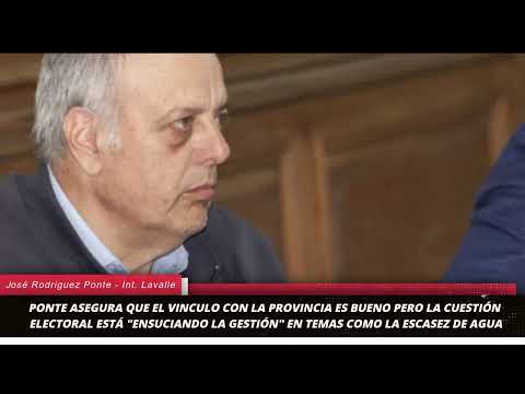 Ponte habló sobre su relación con la provincia y la actualidad de su gestión