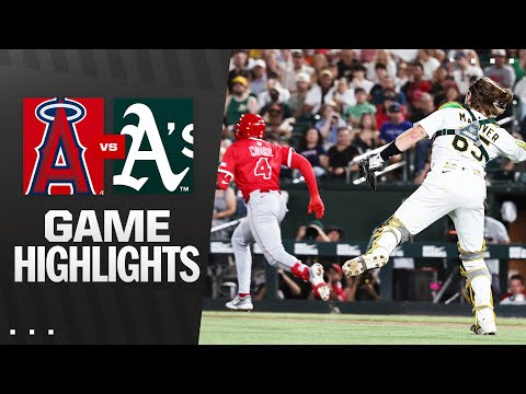Angels vs. As Game Highlights (8/15/25) | MLB Highlights