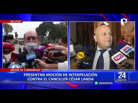 Renovación Popular presenta una moción para interpelar al canciller César Landa