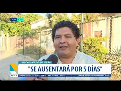 11062024 ANDRES ROMERO SEÑALA VIAJE DE AGUILERA UNITEL