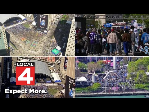 Metro Detroiters welcome nation to downtown for the NFL draft