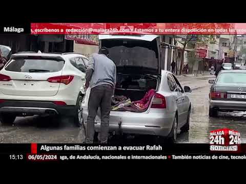 Noticia - Algunas familias comienzan a evacuar Rafah