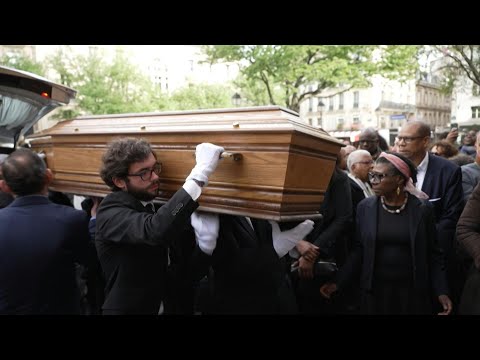Paris: Lilian Thuram et Dany Laferrière aux obsèques de l'écrivaine Maryse Condé | AFP