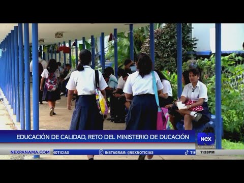 Educacio?n de calidad, reto de la nueva administracio?n del MEDUCA