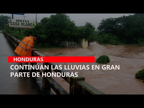 Continúan las lluvias en gran parte de Honduras