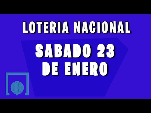 Resultado del sorteo de la  Loteria Nacional España del Sabado 23 de Enero de 2021
