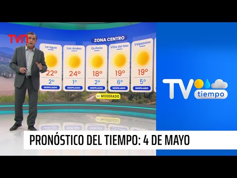 Pronóstico del tiempo: Sábado 4 de mayo 2024 | TV Tiempo