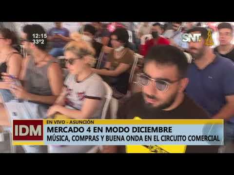 Modo diciembre: Mercado 4 ofrece música, compras y buena onda