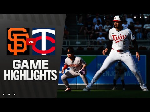 Giants vs. Twins Game Highlights (5/10/25) | MLB Highlights