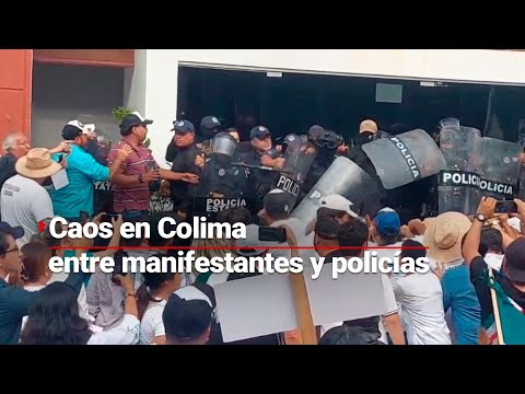 #ReformaAlPoderJudicial | CAOS entre manifestantes y policías mientras sesionan: hay un herido