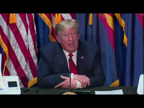 Audio en inglés | Donald Trump: No podemos mantener EEUU cerrado durante cinco años