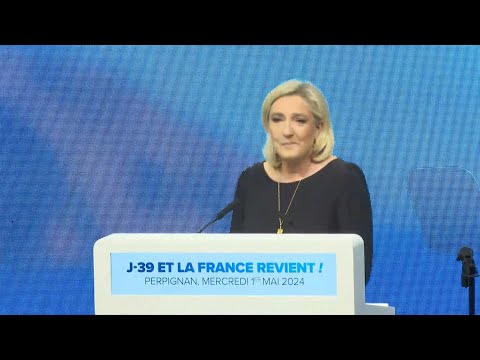 Européennes: Le Pen appelle à infliger à Macron une sanction cinglante | AFP Extrait
