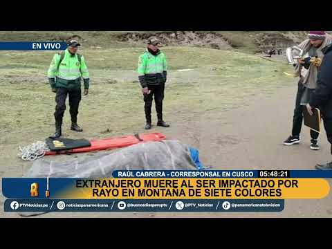 Cusco: turista muere tras ser impactado por un rayo en montaña de siete colores