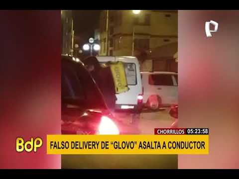 Chorrillos: graban a falso delivery en pleno asalto con arma de fuego
