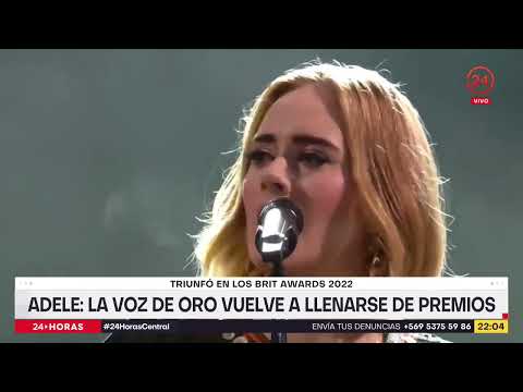 Adele vuelve a llenarse de premios: Triunfó en los Brit Awards 2022
