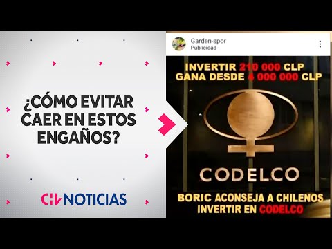 DENUNCIAN NUEVA ESTAFA con logo de Codelco: ¿Cómo evitar caer en estos engaños? - CHV Noticias