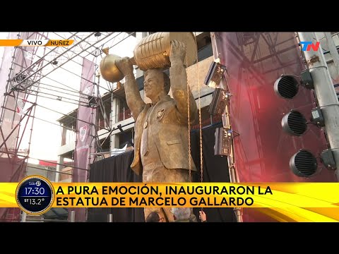 River le rindió un homenaje histórico a Marcelo Gallardo: inauguraron su estatua en el Monumental