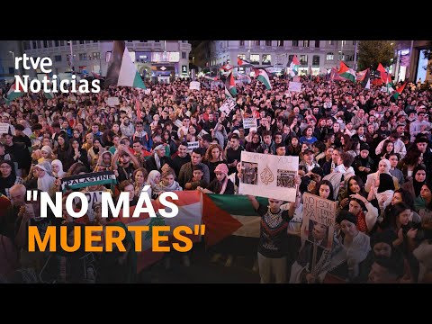 MANIFESTACIONES en CIUDADES ESPAÑOLAS denuncian el GENOCIDIO de PALESTINA y LÍBANO por ISRAEL |